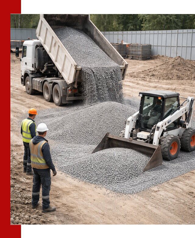 Доставка и продажа гранитного щебня фракции 0-5 в Боровичах