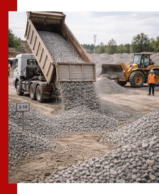 Гранитный щебень фракции 3–10: доставка и продажа в Боровичах