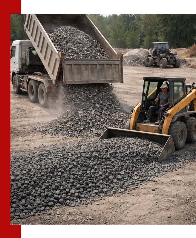 Гранитный щебень фракция 40-70 с доставкой в Боровичах