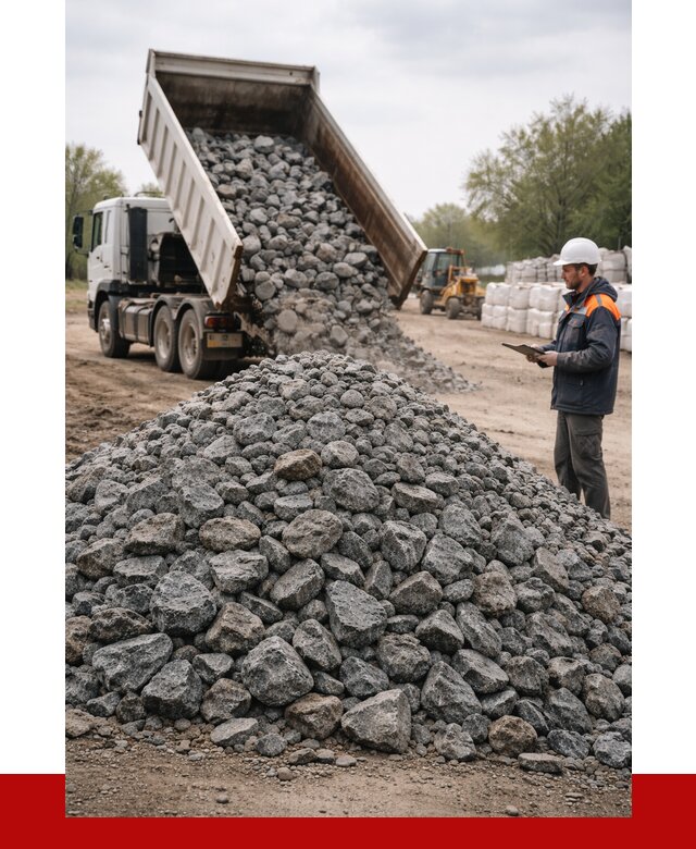 Гранитный щебень фракция 100-200 в Боровичах от 4378 р. ПРОНЕРУДБрв