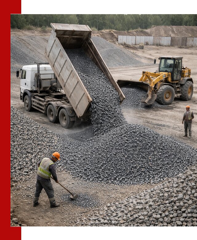 Щебень габбро-диабаз фр. 5-20 с доставкой в Боровичах