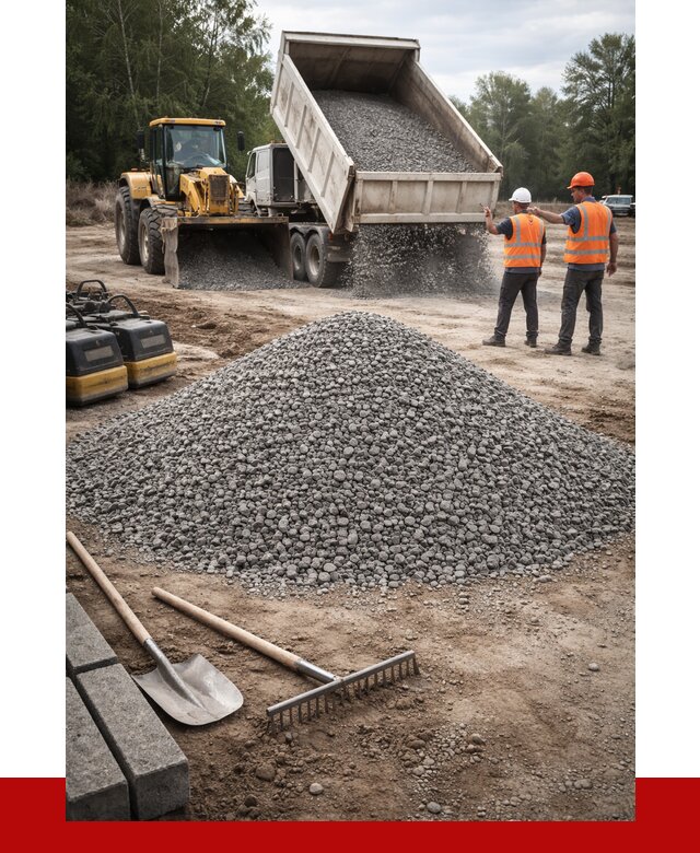 Гравийный щебень купить в Боровичах от 2293 р. ПРОНЕРУДБрв