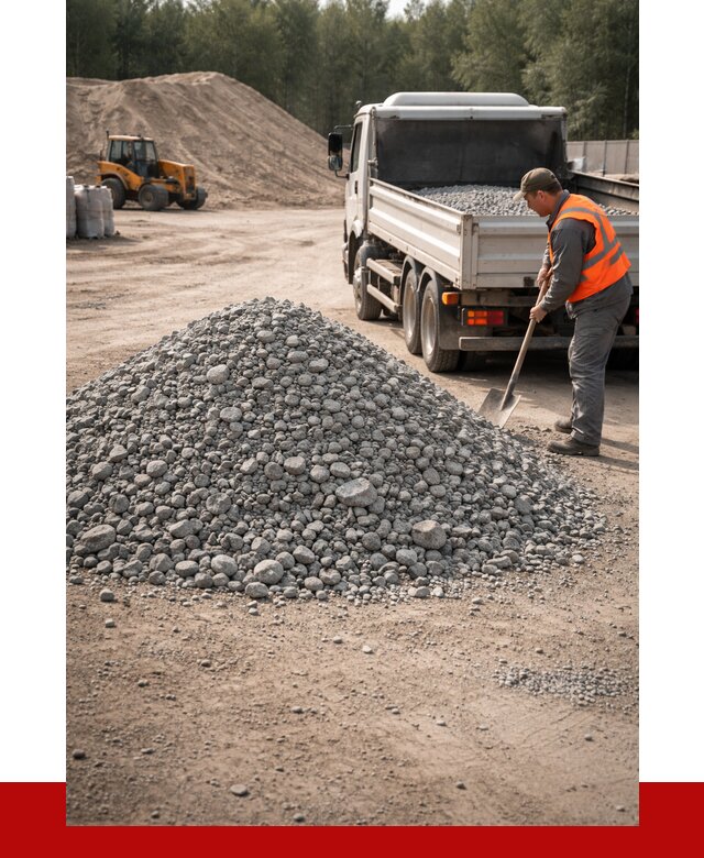 Гравийный щебень фракция 5-10 в Боровичах от 2293 р. | ПРОНЕРУДБрв