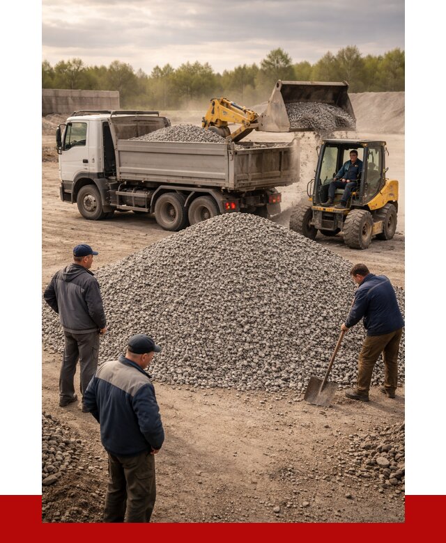 Гравийный щебень фракция 5-20 в Боровичах от 2502 р. ПРОНЕРУДБрв