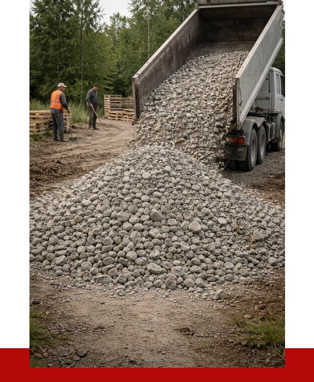 гравийный щебень фракция 70-120 в Боровичах от 2554 р. ПРОНЕРУДБрв