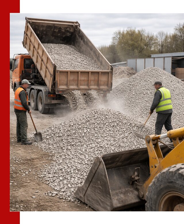 Доломитовый щебень фракции 5-20 с доставкой в Боровичах
