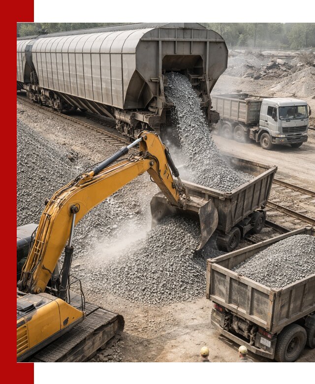 Доставка железнодорожного щебня в Боровичах крупными партиями быстрого отгруза