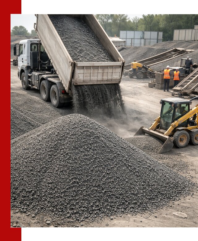 Вторичный щебень фракция 0–5 с доставкой в Боровичах