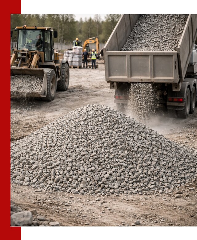 Вторичный щебень фракции 5-20 в Боровичах — доставка и продажа крупнотоннажно