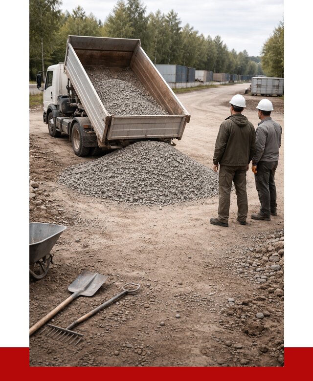 Бетонный щебень фракция 5-20 в Боровичах от 3335 р., ПРОНЕРУДБрв