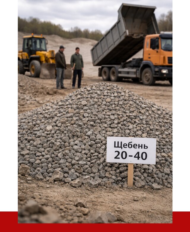 Бетонный щебень фракция 20-40 в Боровичах от 2554 р. | ПРОНЕРУДБрв