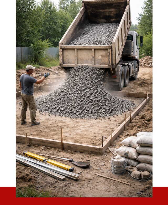 Купить щебень для фундамента в Боровичах от 4690 р. | ПРОНЕРУДБрв