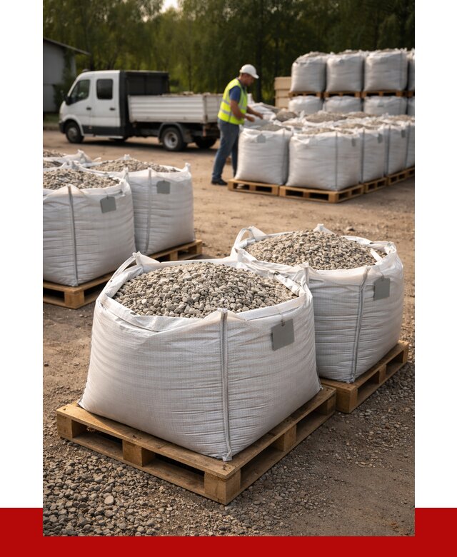 Щебень в мешках с доставкой в Боровичах от 4378 р. | ПРОНЕРУДБрв