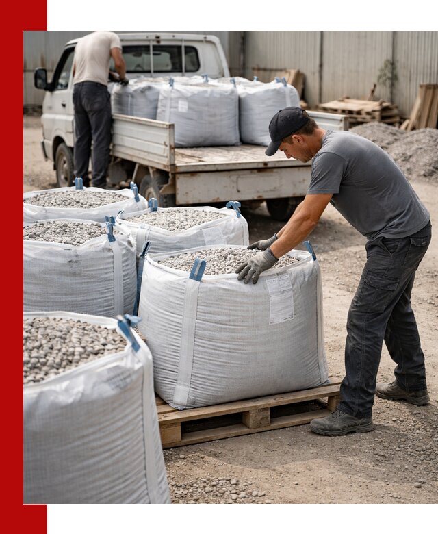 Доставка щебня в мешках по выгодным ценам в Боровичах