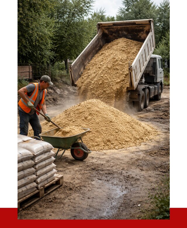 Купить песок с доставкой в Боровичах от 1876 р. | ПРОНЕРУДБрв