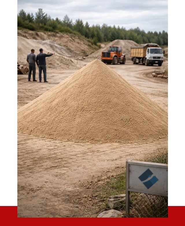 Карьерный песок навалом в Боровичах от 1876 р. | ПРОНЕРУДБрв