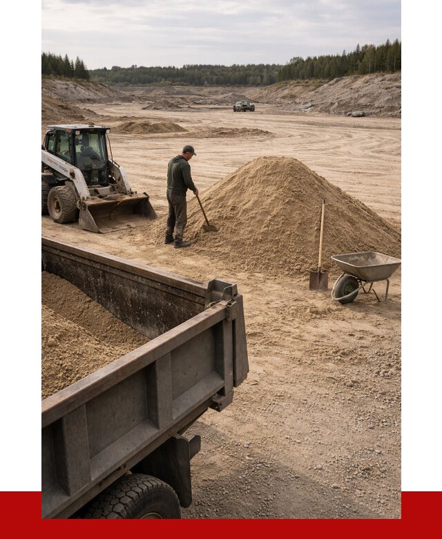 Карьерный песок среднезернистый в Боровичах, от 2293 р. ПРОНЕРУДБрв