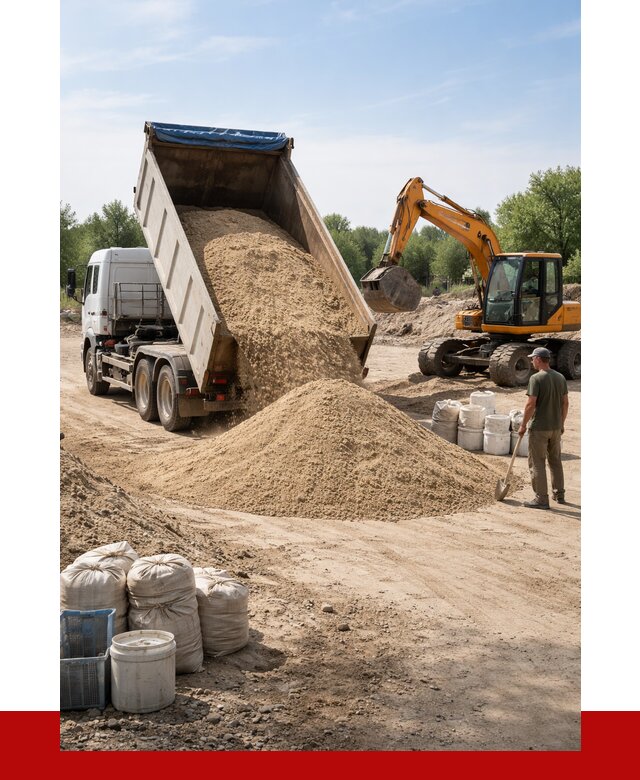 Купить речной песок в Боровичах от 1251 р. за куб | ПРОНЕРУДБрв