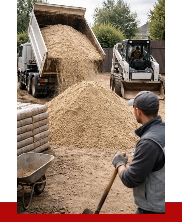 Мытый речной песок с доставкой в Боровичах от 1511 р. | ПРОНЕРУДБрв