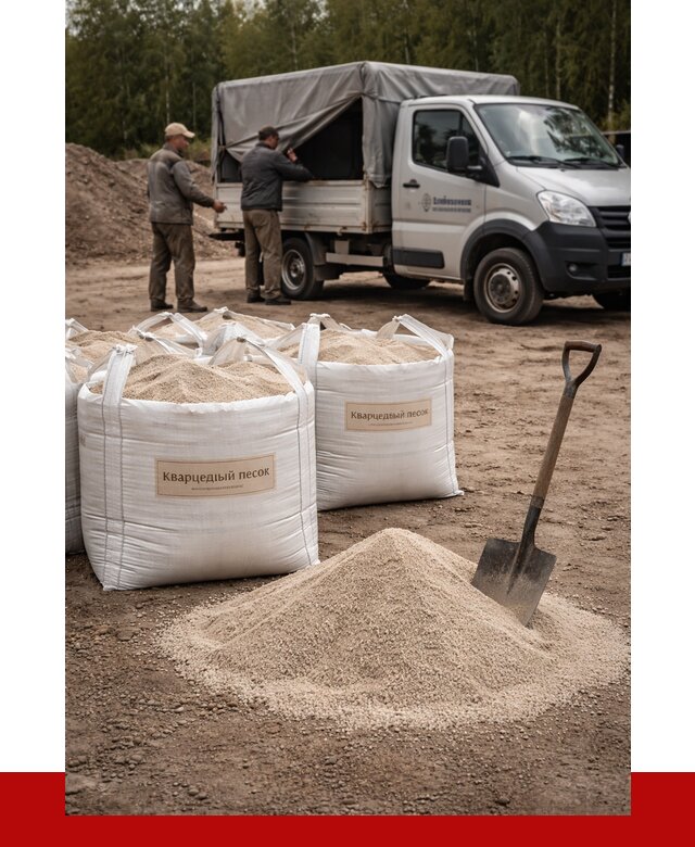 Кварцевый песок для пескоструя в Боровичах от 4690 р. | ПРОНЕРУДБрв