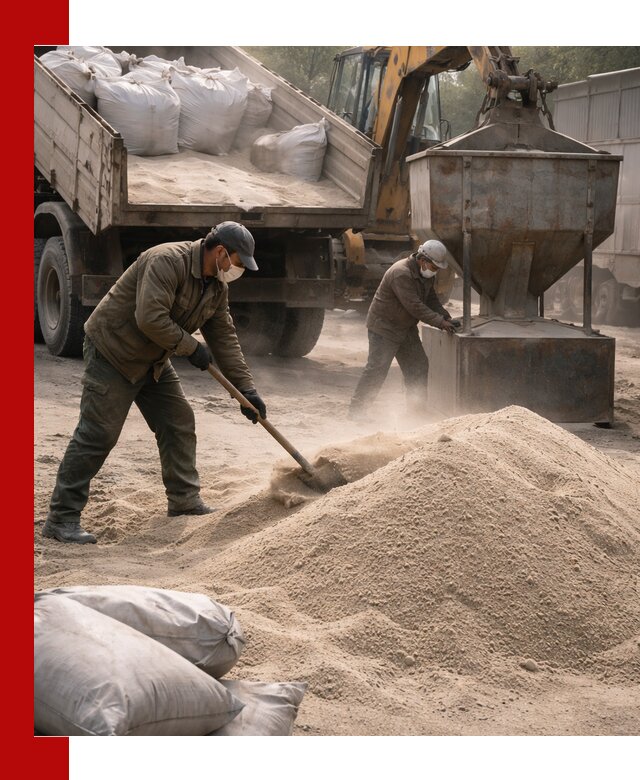 Кварцевый песок для пескоструя в Боровичах — доставка и качество