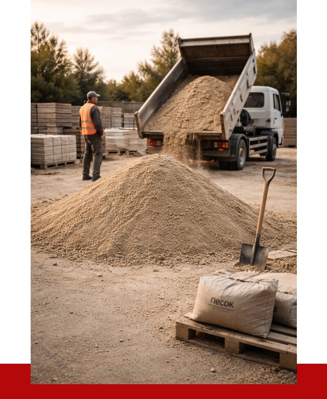 Купить сухой песок в Боровичах с доставкой от 2502 р. | ПРОНЕРУДБрв