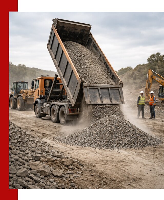 Щебёночно-песчаная смесь ЩПС С1 с доставкой в Боровичах