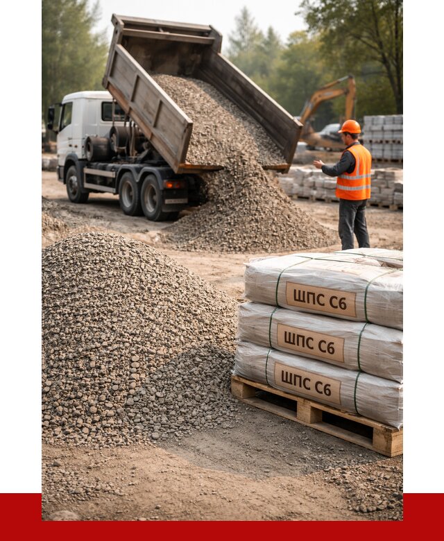 ЩПС С6 в Боровичах с доставкой от 2293 р. за куб | ПРОНЕРУДБрв
