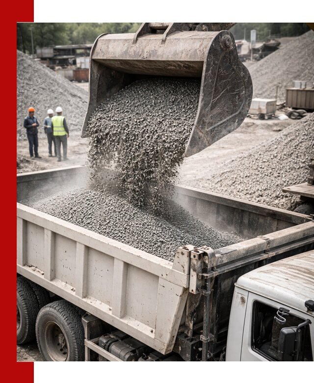 Отсев и крошка для строительства и дорожных работ в Боровичах