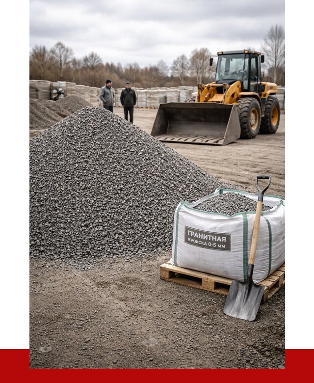 Купить гранитную крошку в Боровичах от 5003 р. с доставкой | ПРОНЕРУДБрв