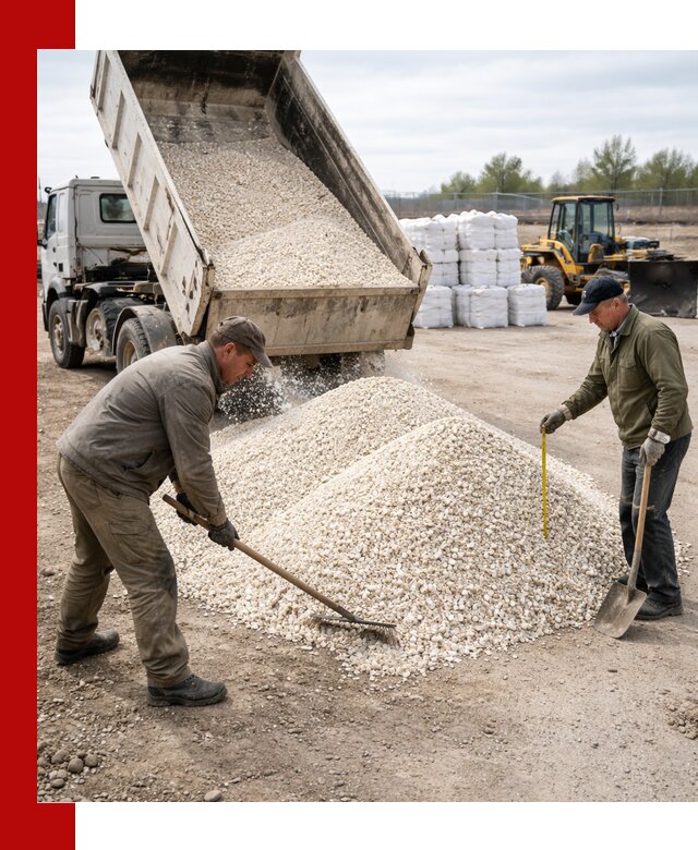 Мраморная крошка с доставкой и разгрузкой в Боровичах
