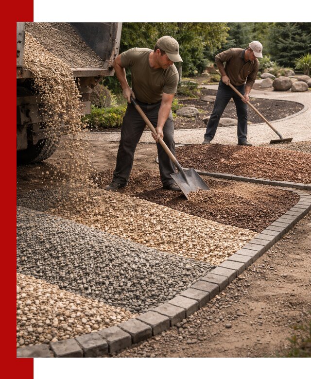 Декоративная крошка для ландшафта в Боровичах — продажа и доставка