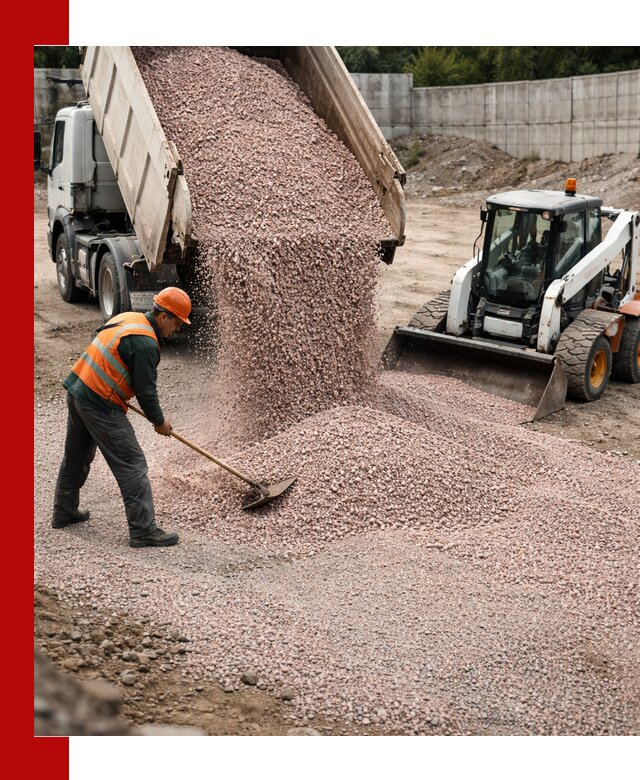 Крошка розовый гранит с доставкой в Боровичах от производителя