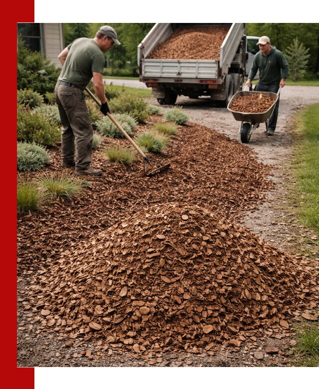 Крошка для мульчирования с доставкой в Боровичах