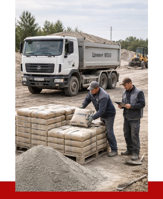 Купить цемент м500 с доставкой в Боровичах от 5420 р. | ПРОНЕРУДБрв