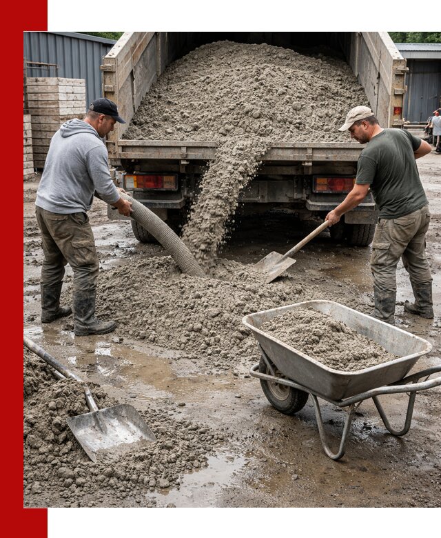 Цементно-песчаная смесь М150 доставка в Боровичах