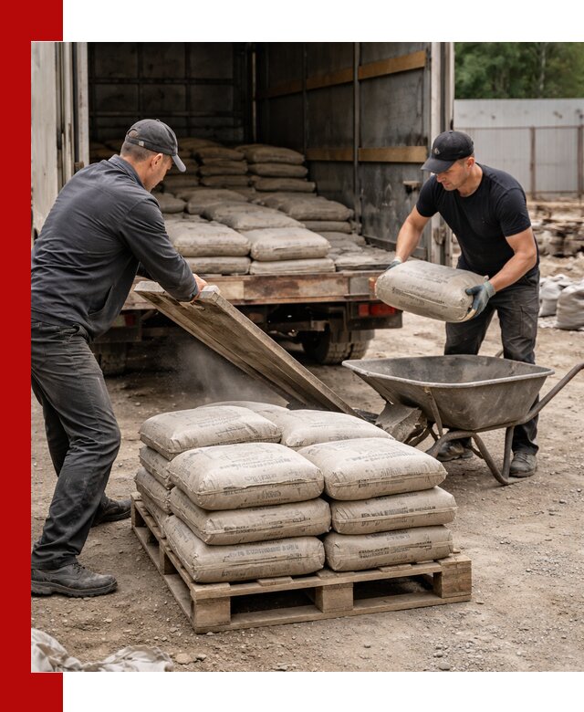 Пескобетон М300 с доставкой в Боровичах по выгодной цене