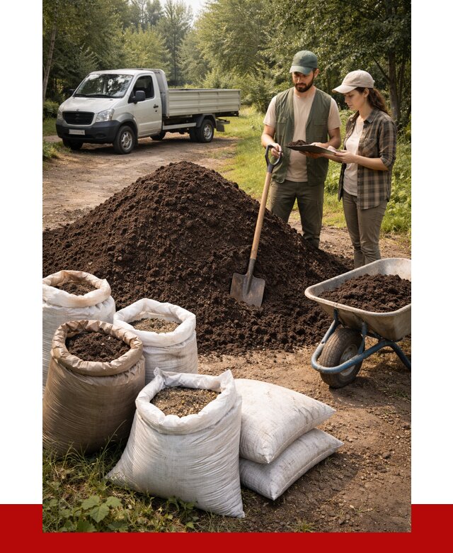 Купить грунт с доставкой в Боровичах от 4690 р. за м3 | ПРОНЕРУДБрв