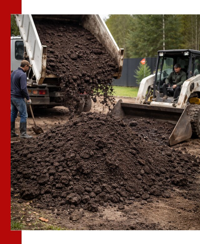 Плодородный грунт с доставкой в Боровичах для садов и огородов