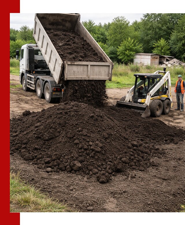 Поставка плодородной земли с доставкой самосвалом в Боровичах