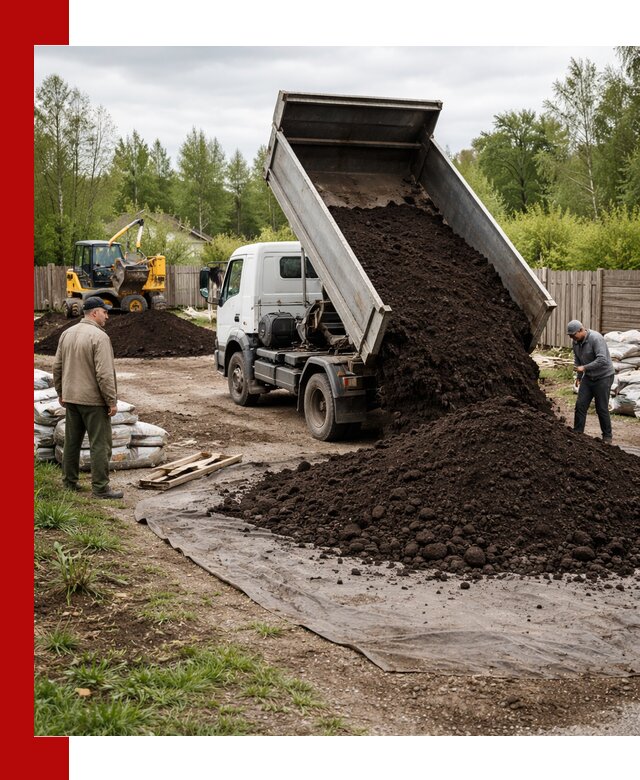 Доставка качественного почвогрунта в Боровичах оптом и в розницу
