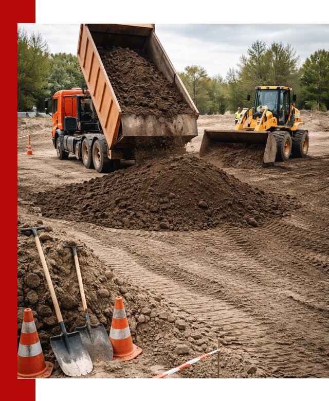 Поставка и доставка планировочного грунта в Боровичах