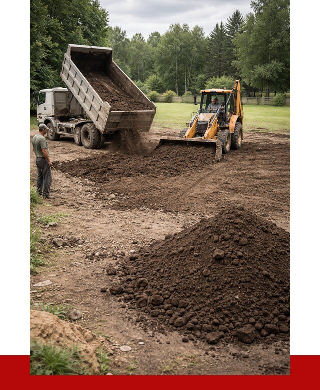 Грунт для выравнивания участка в Боровичах от 1251 р. | ПРОНЕРУДБрв