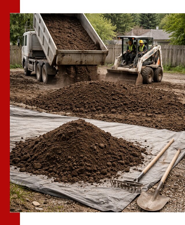 Грунт для отсыпки участка с доставкой в Боровичах