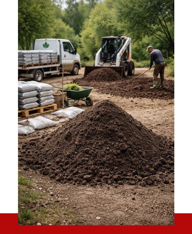 Грунт для озеленения с доставкой в Боровичах от 1876 р. | ПРОНЕРУДБрв