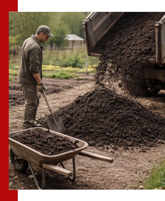 Доставка качественной земли для огорода в Боровичах