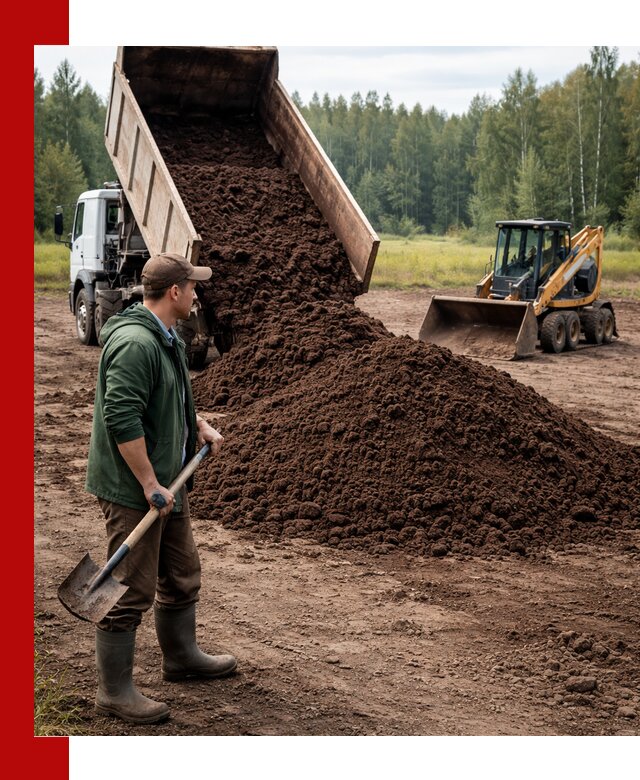 Купить верховой торф с доставкой в Боровичах для садоводства и растений