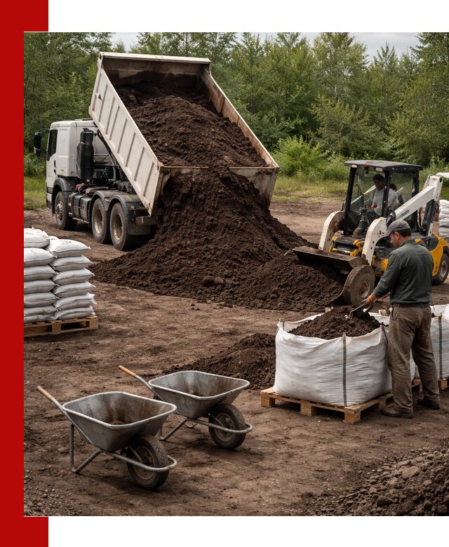 Доставка и продажа торфогрунта в Боровичах оптом и в розницу