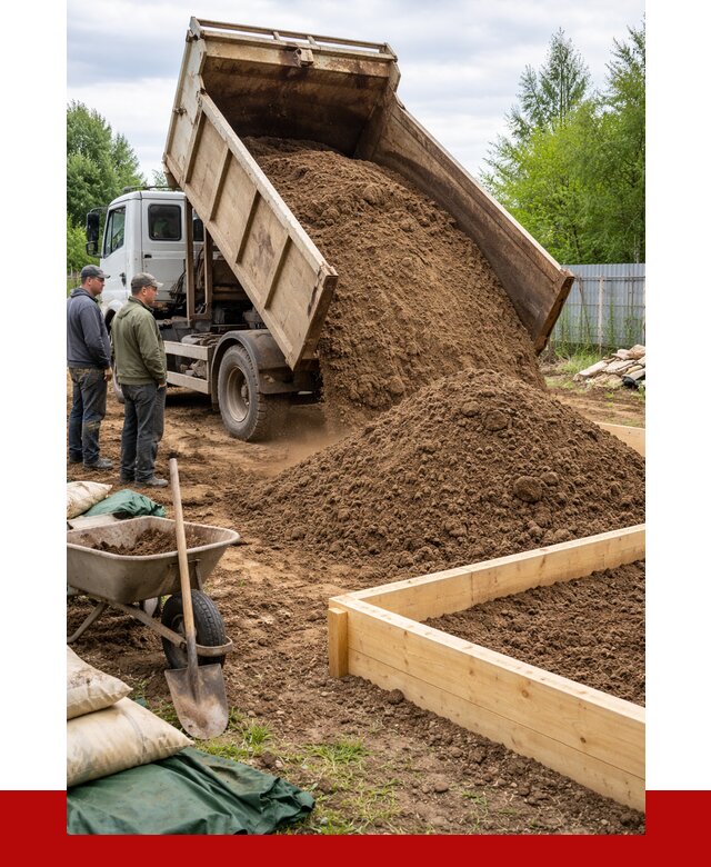 Торфо песчаная смесь в Боровичах с доставкой от 1928 р. | ПРОНЕРУДБрв