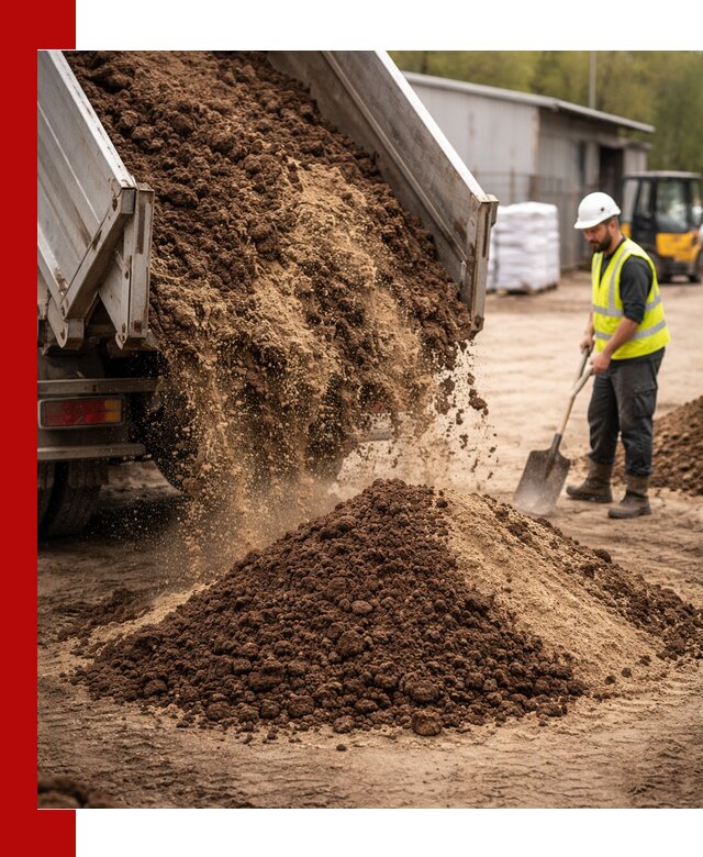 Доставка торфо-песчаной смеси в Боровичах для строительства и озеленения